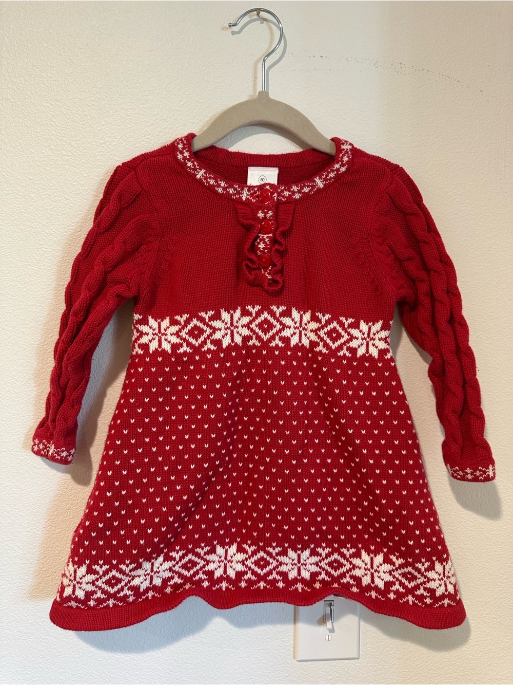 Hanna Andersson Knit Fair Isle Dress